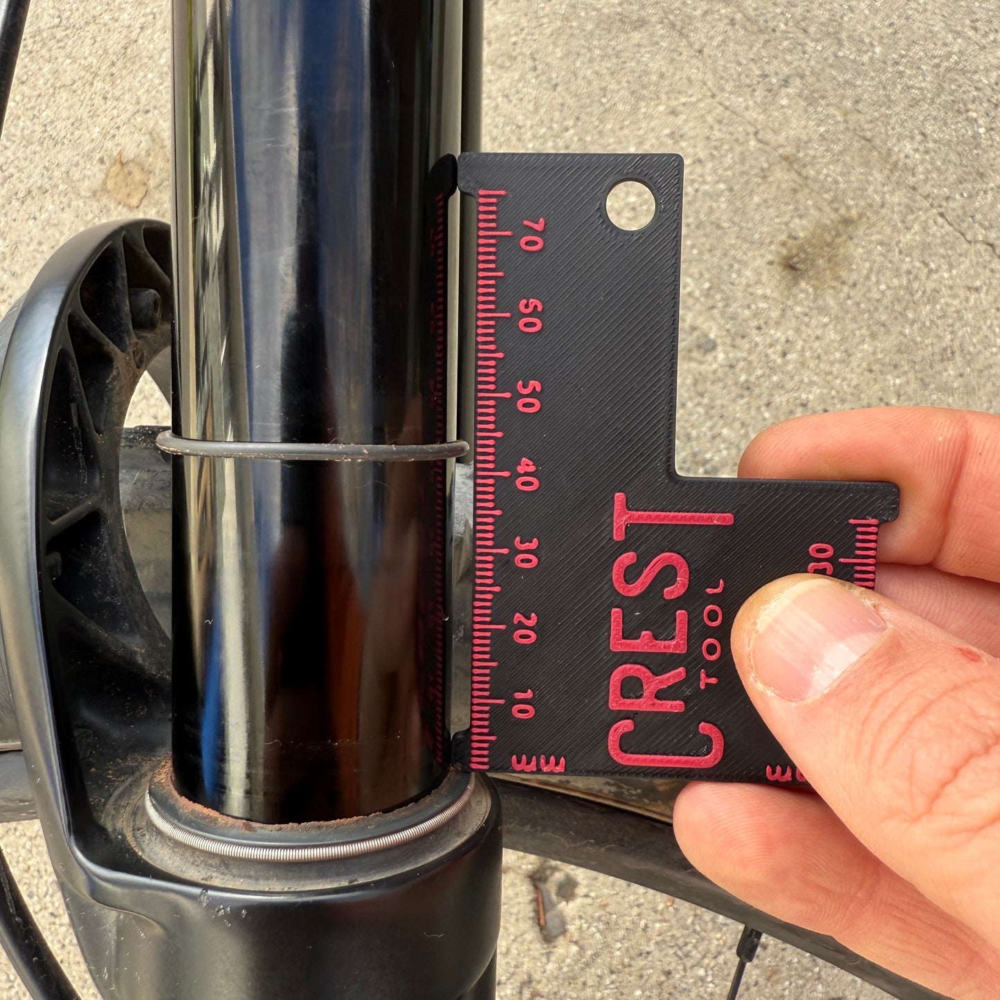 Suspension Sag Ruler